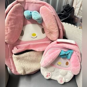 Hot topic Sanrio my melody backpack & lunchbox